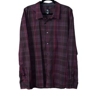Calvin Klein Plaid Button Down Shirt